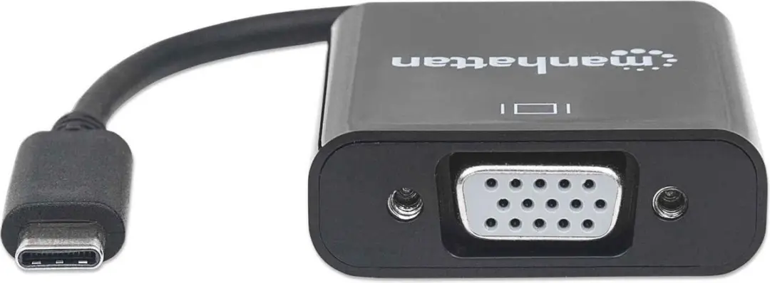 Manhattan 151771 USB-C naar VGA Adapter - Zwart - afbeelding 4 van 6