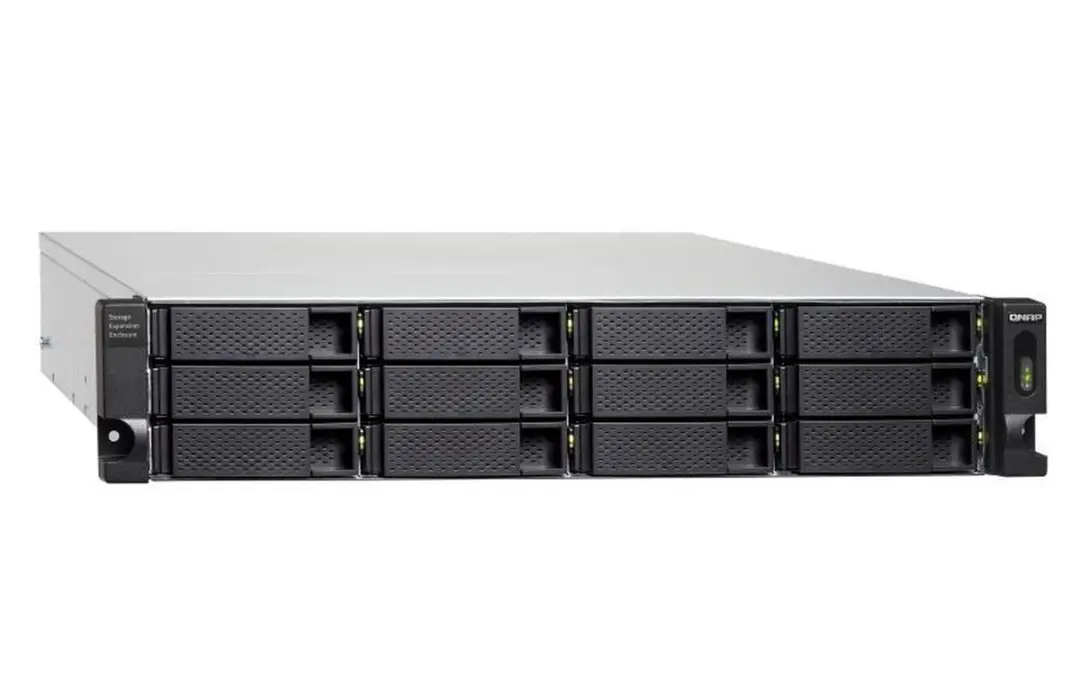 QNAP TL-R1200C-RP Opslagbehuizing 2.5/3.5" - Zwart/Grijs - afbeelding 6 van 6