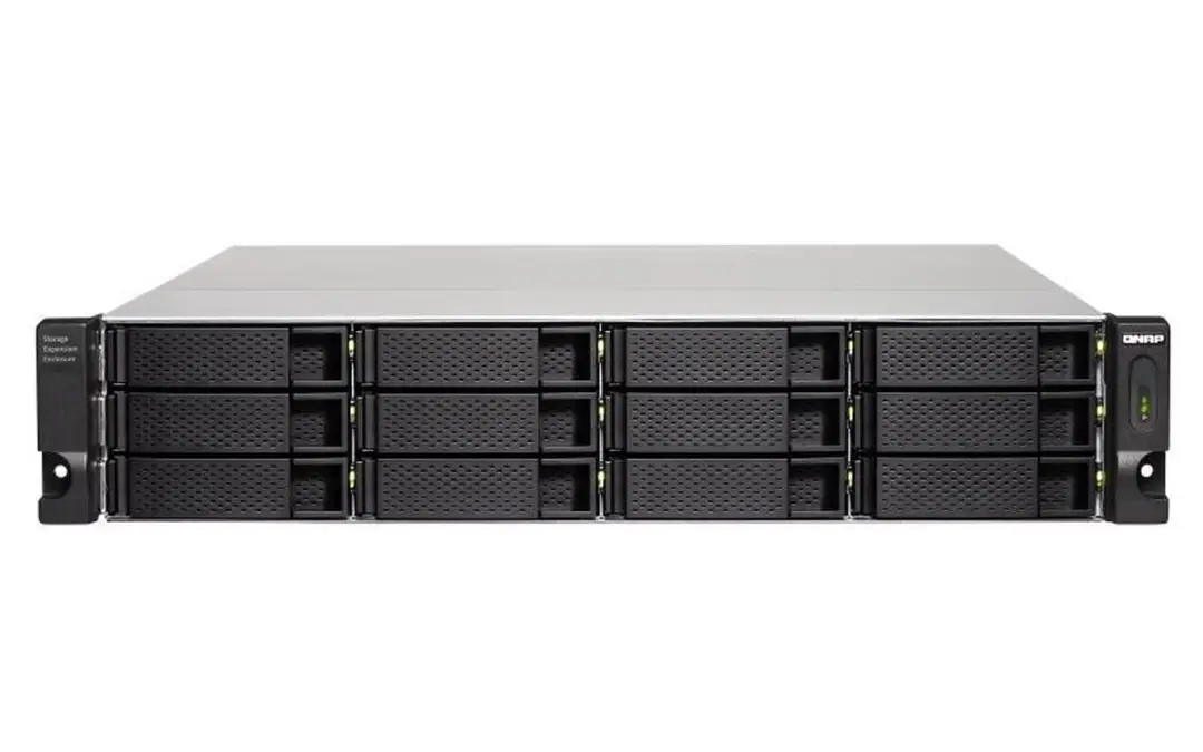 QNAP TL-R1200C-RP Opslagbehuizing 2.5/3.5" - Zwart/Grijs - afbeelding 3 van 6