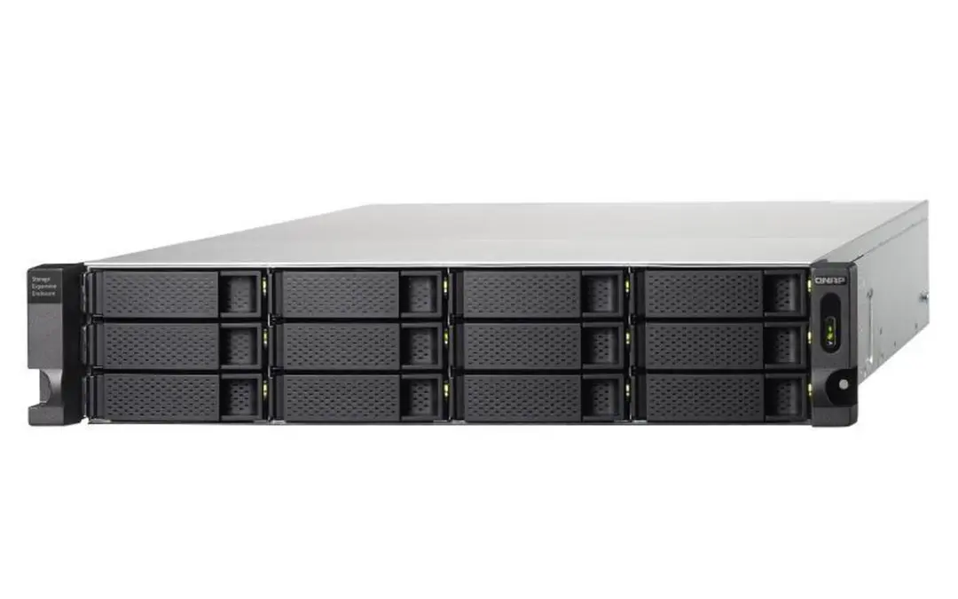 QNAP TL-R1200C-RP Opslagbehuizing 2.5/3.5" - Zwart/Grijs - afbeelding 5 van 6