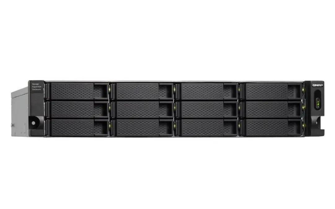 QNAP TL-R1200C-RP Opslagbehuizing 2.5/3.5" - Zwart/Grijs - afbeelding 4 van 6