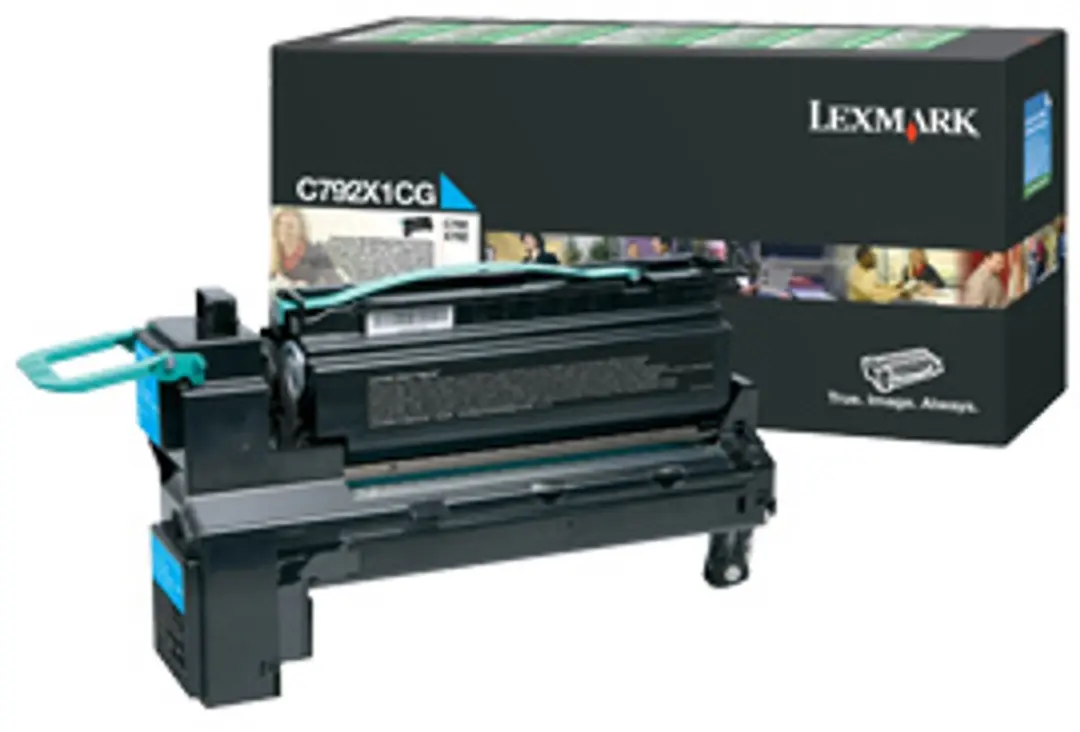 Lexmark C792X1CG Tonercartridge - Cyaan - afbeelding 4 van 4