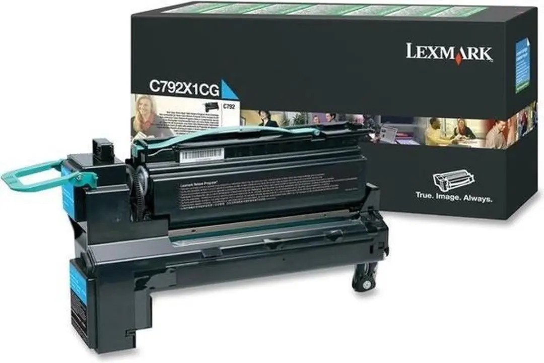 Lexmark C792X1CG Tonercartridge - Cyaan - afbeelding 2 van 4