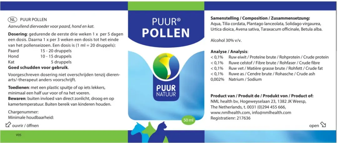 Puur Pollen 64ml - afbeelding 2 van 6
