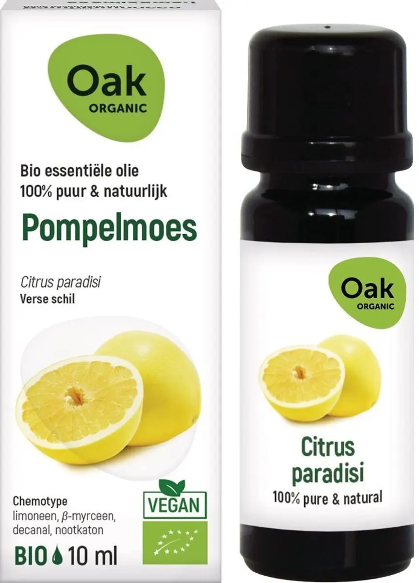 Oak Organic Pompelmoes Olie 10ml