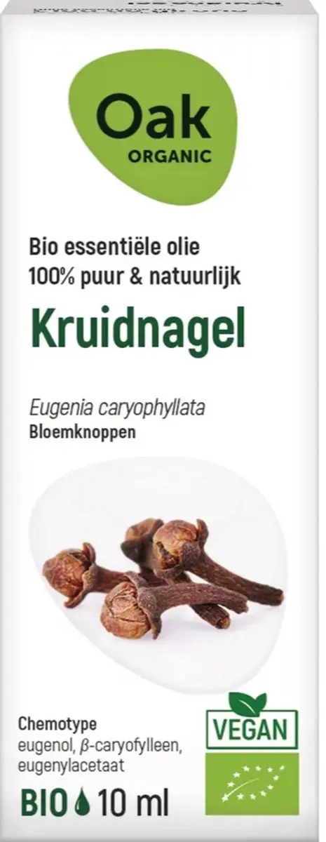 Oak Organic Kruidnagel Bio 10ml - afbeelding 2 van 2
