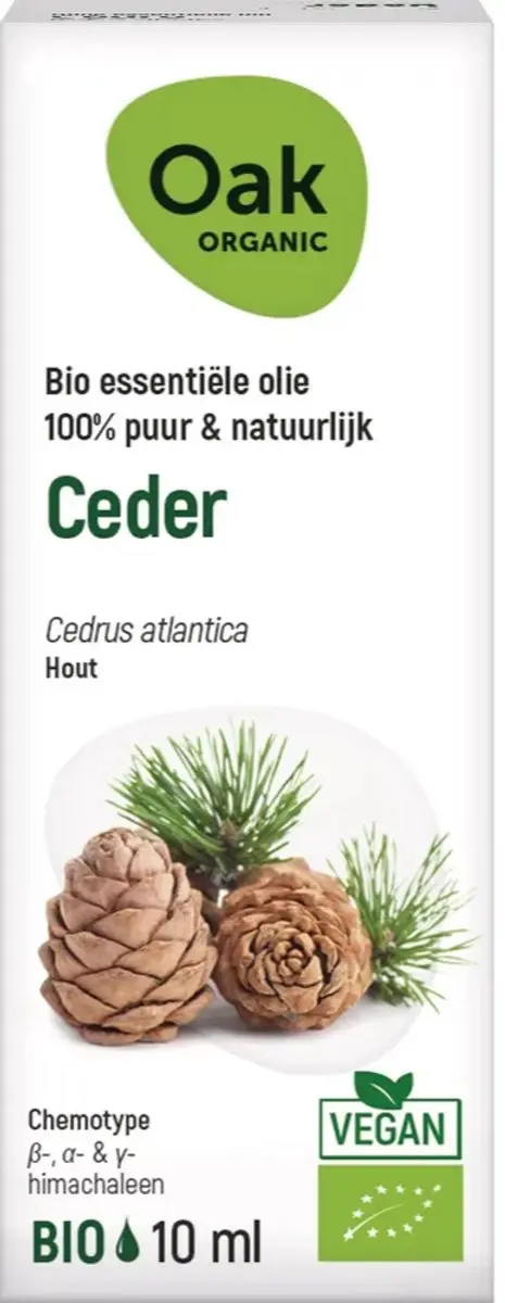 Oak Organic Cederolie 10ml - afbeelding 2 van 2