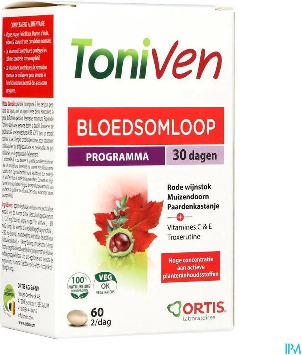 Ortis Toniven NF Comp 60mg - 4x15 Stuks