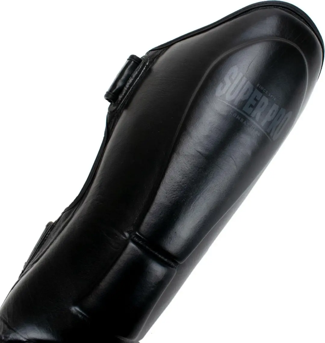 Super Pro Guardian Lederen Scheenbeschermers - Zwart Large - afbeelding 3 van 4