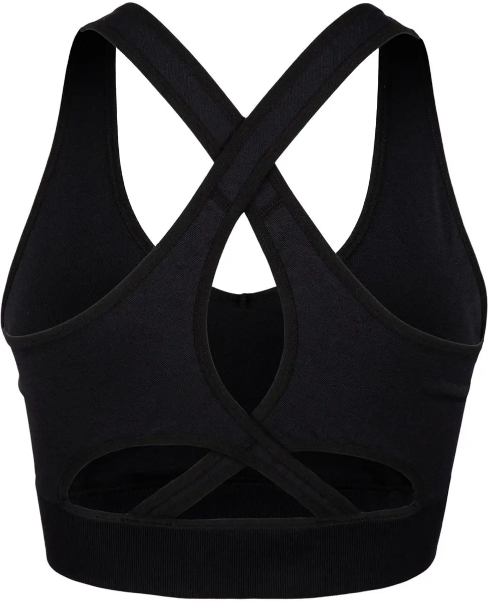 Gorilla Wear Hilton Seamless Sportbeha M/L - Zwart