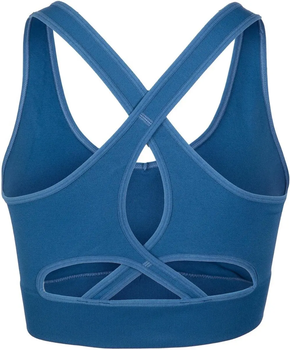 Gorilla Wear Hilton Seamless Sportbeha M/L - Blauw