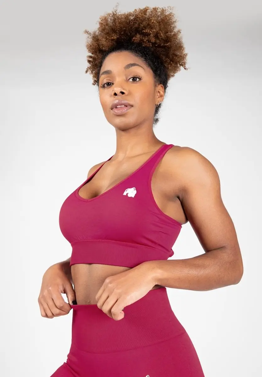 Gorilla Wear Hilton Seamless Sportbeha - Fuchsia - S/M
