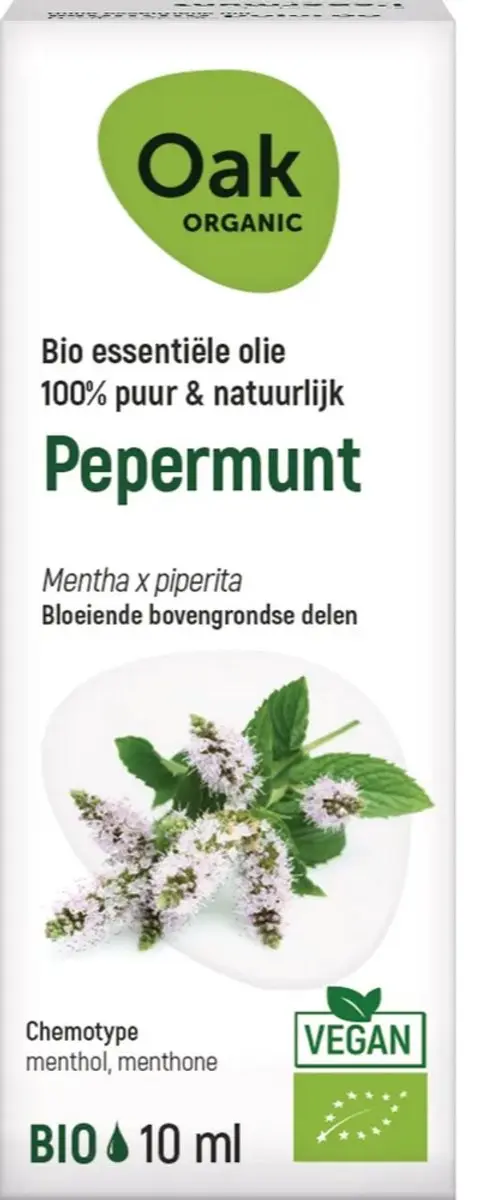 Oak Organic Pepermunt Bio 10ml - 10 Stuks - afbeelding 6 van 6