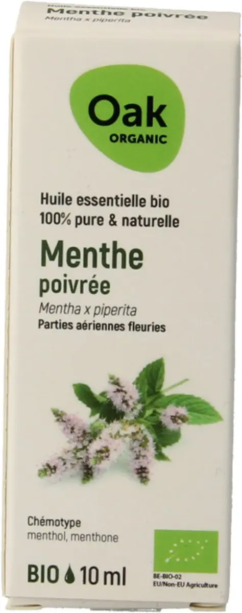 Oak Organic Pepermunt Bio 10ml - 10 Stuks - afbeelding 5 van 6