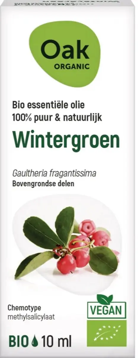 Oak Organic Wintergroen Bio 10ml - 10 Stuks - afbeelding 6 van 6