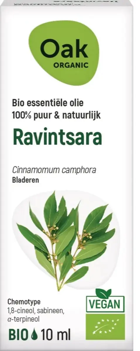 Oak Organic Ravintsara Bio 10ml - 10 Stuks - afbeelding 2 van 2