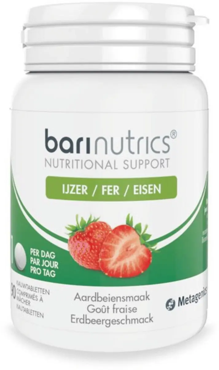 Metagenics Barnutr IJzer AarDB - 90 Stuks