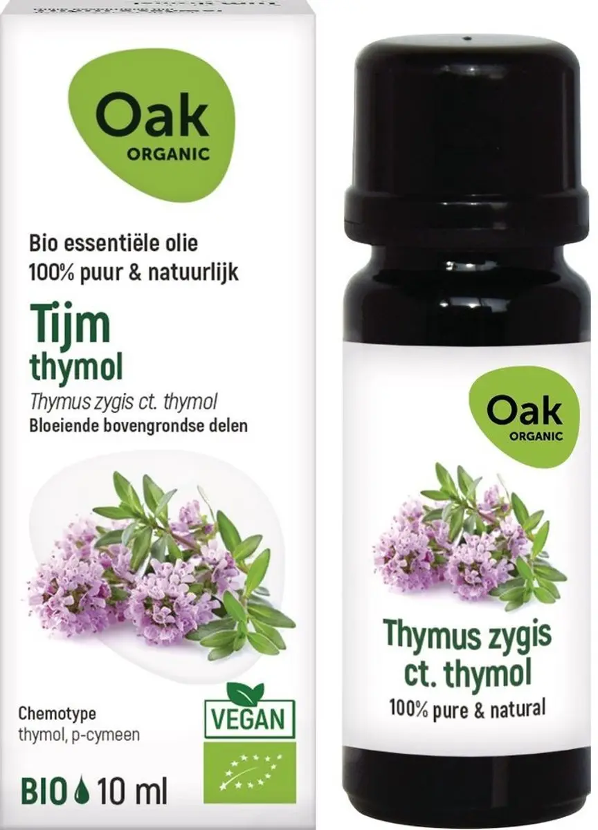 Oak Organic Tijm Thymol Olie 10ml