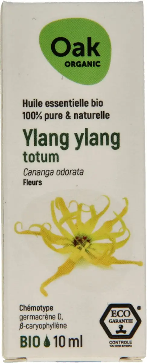Oak Organic Ylang Ylang Totum Bio 10ml - afbeelding 2 van 6