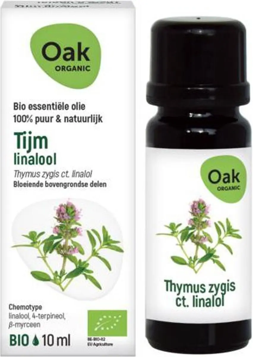 Oak Organic Tijm Linalool Olie 10ml