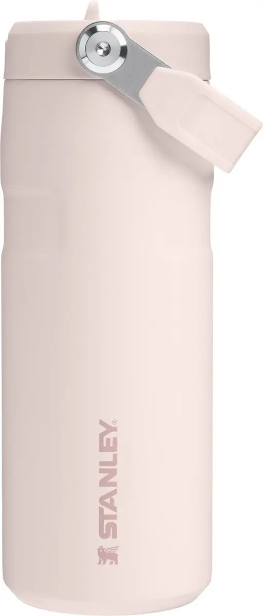 The IceFlow™ Bottle Flip Straw 2.0 | 0,47L - Rose Quartz