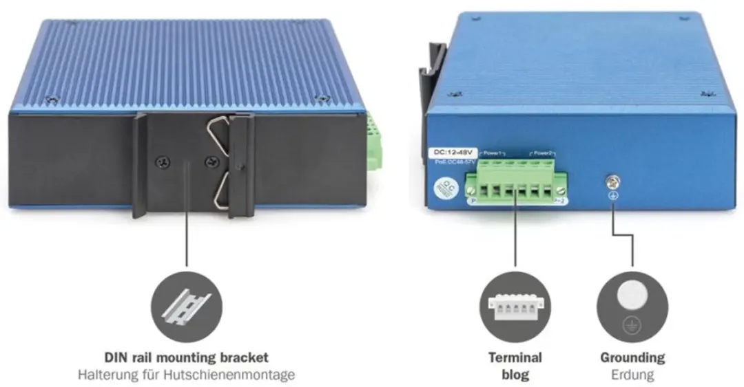 Digitus DN-651158 Managed Switch 16x PoE - 1Gbps - 2x SFP - afbeelding 6 van 6