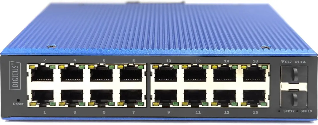 Digitus DN-651158 Managed Switch 16x PoE - 1Gbps - 2x SFP - afbeelding 3 van 6