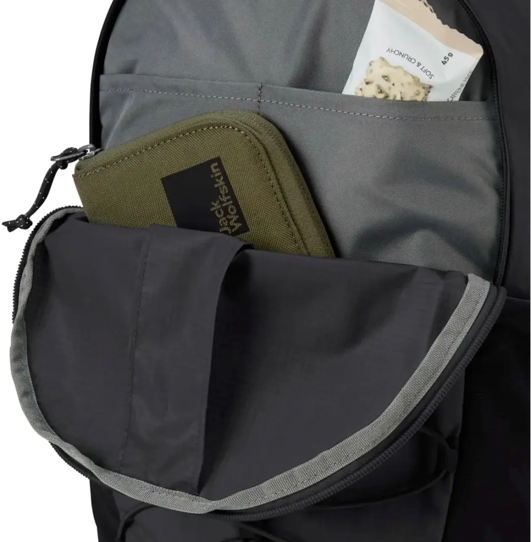 Jack Wolfskin Yuma 18 Rugzak 18L - 15 inch - Zwart - afbeelding 3 van 6