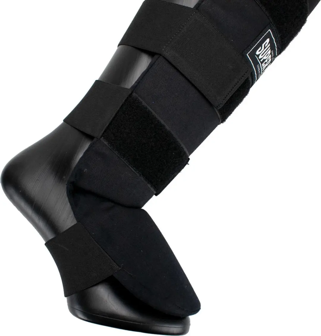 Super Pro Combat Gear Savior Scheenbeschermers - XL Zwart/Wit - afbeelding 2 van 5