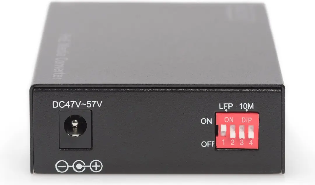 Digitus DN-82160 Gigabit PoE Converter - 1x RJ45/SC SM - 30W - Zwart - afbeelding 4 van 6