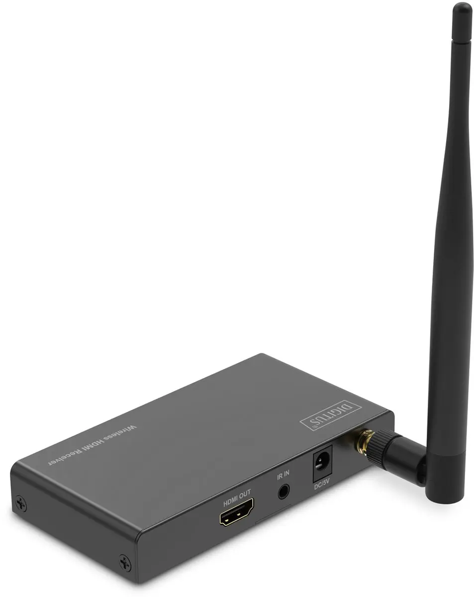 Digitus DS-55347 AV Extender - Zwart - afbeelding 3 van 4