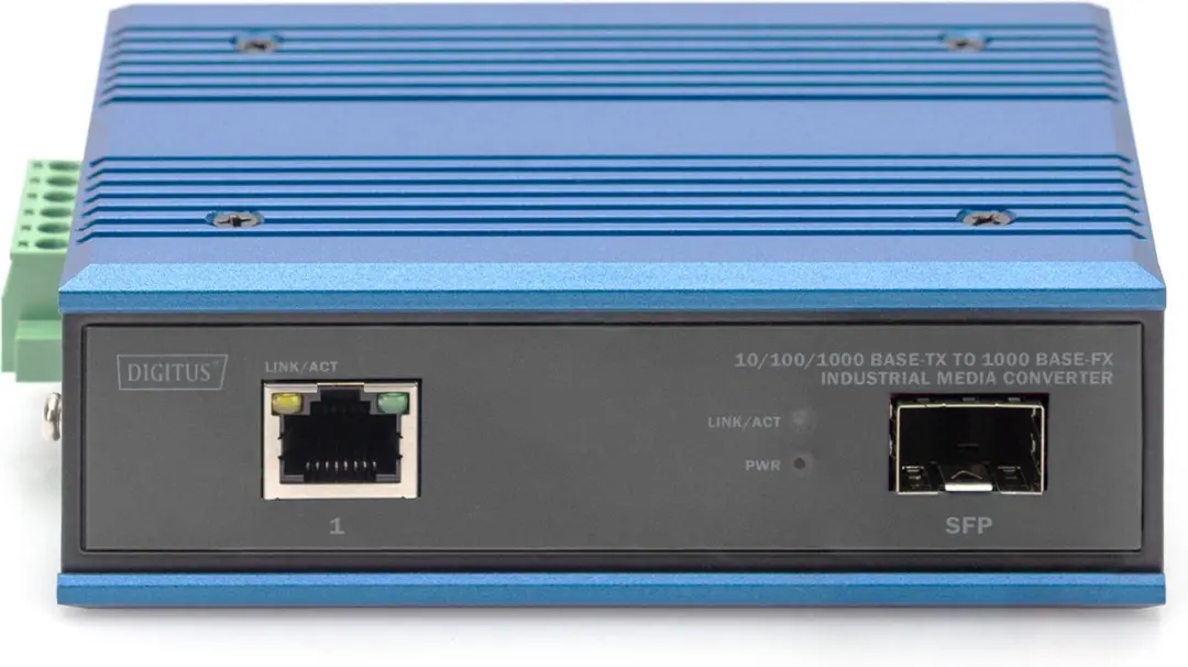 Digitus DN-652103-1 Netwerk Media Converter 1000 Mbit/s - Zwart/Blauw - afbeelding 3 van 4