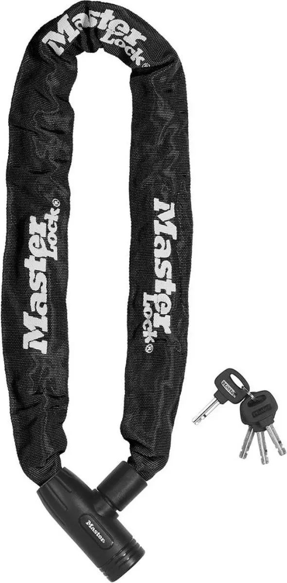 MasterLock Kettingslot 900mm - Zwart - afbeelding 4 van 5