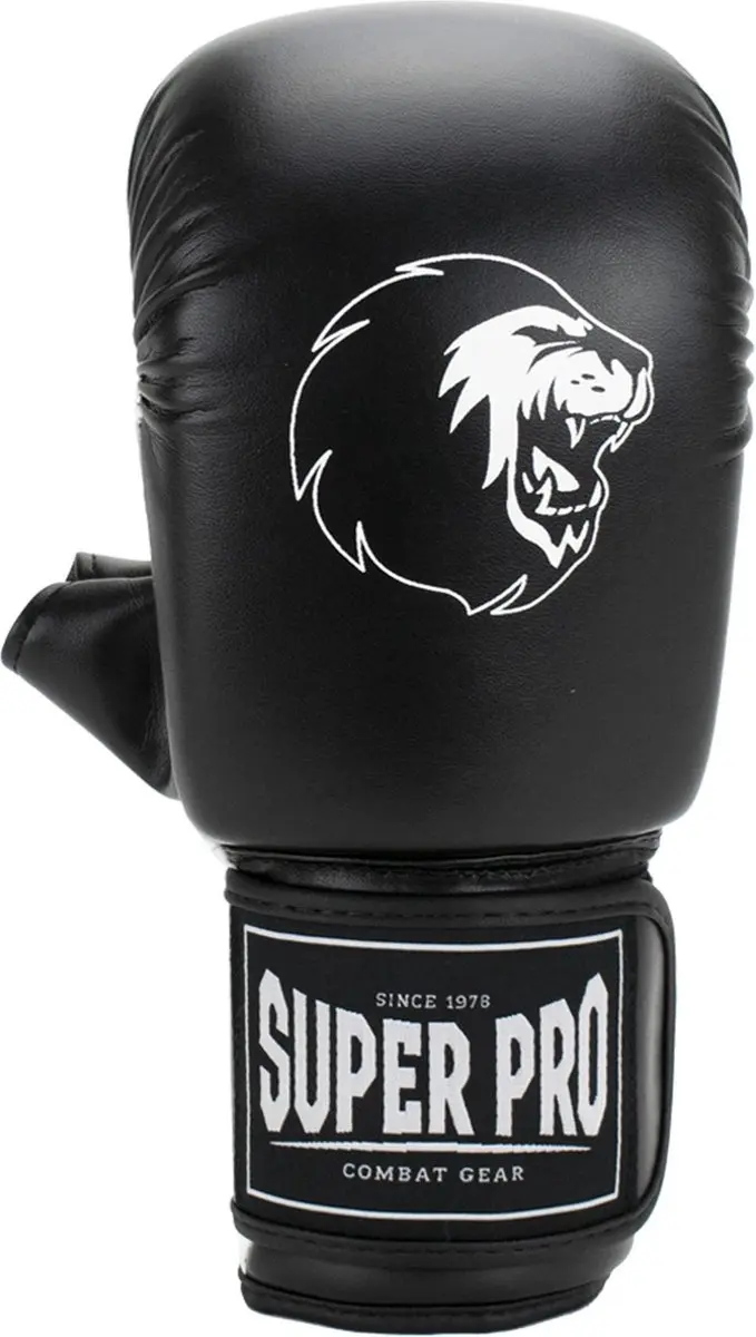 Super Pro Victor Bokszakhandschoenen 12 oz - S - Zwart/Wit - afbeelding 3 van 6