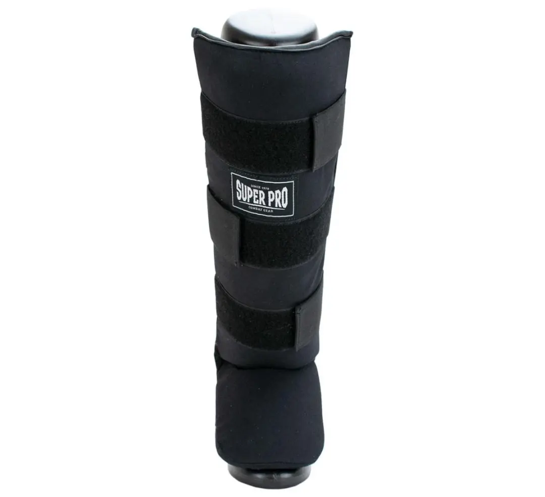 Super Pro Combat Gear Savior Scheenbeschermers XXS - Zwart/Wit - afbeelding 2 van 6