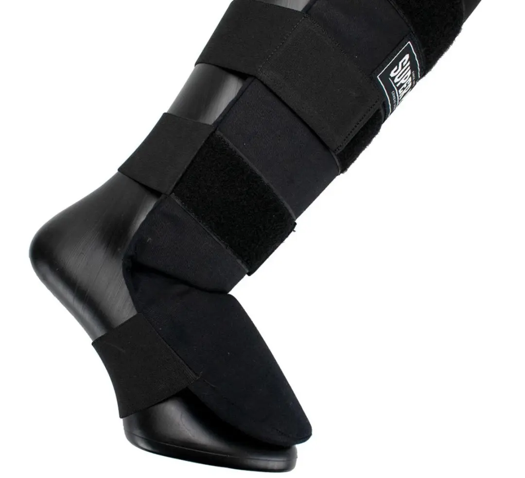 Super Pro Combat Gear Savior Scheenbeschermers XXS - Zwart/Wit - afbeelding 3 van 6