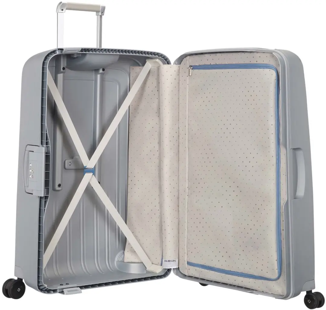 Samsonite S'CURE SPINNER 75/28 Koffer - 102L - Zilverkleurig - afbeelding 2 van 6