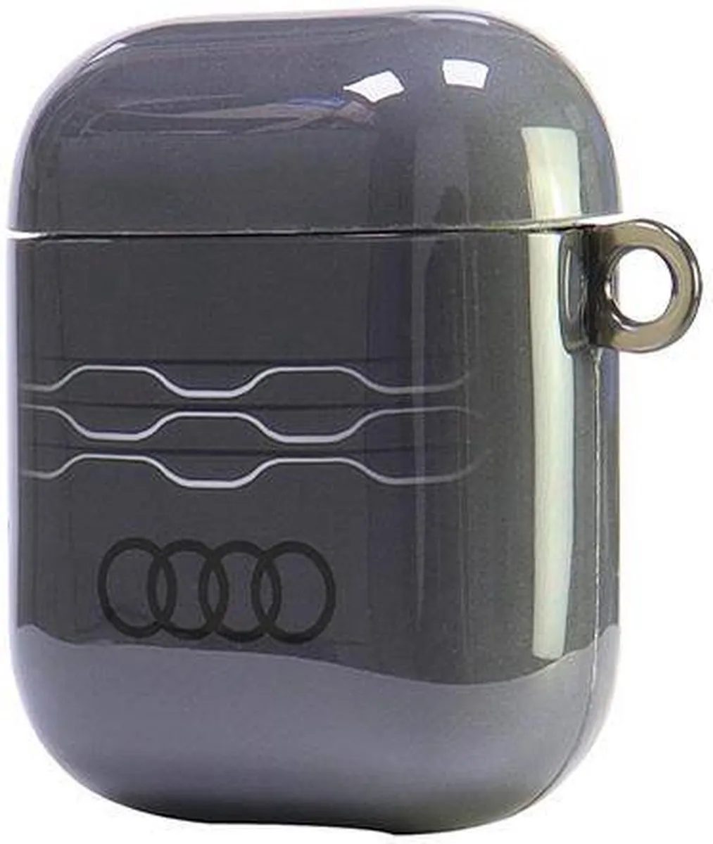 Audi IML Geomatic Pattern AirPods Hoes - Grijs - afbeelding 4 van 6