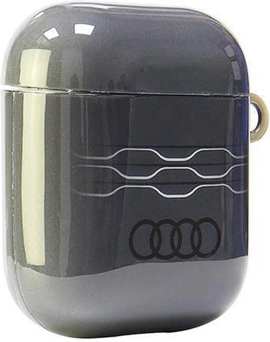 Audi IML Geomatic Pattern AirPods Hoes - Grijs - afbeelding 5 van 6