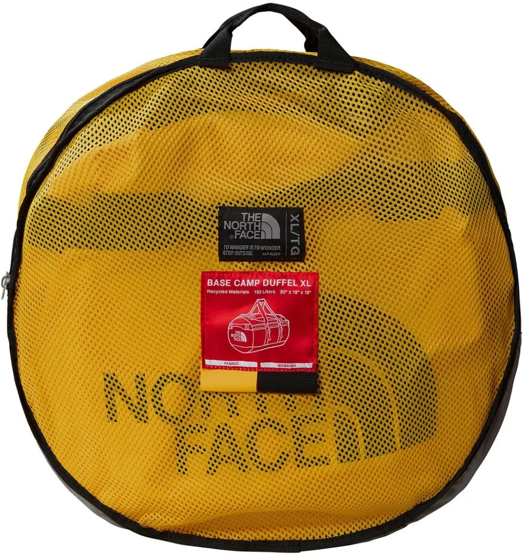 The North Face Base Camp Duffel XL 132L - Geel - afbeelding 2 van 6