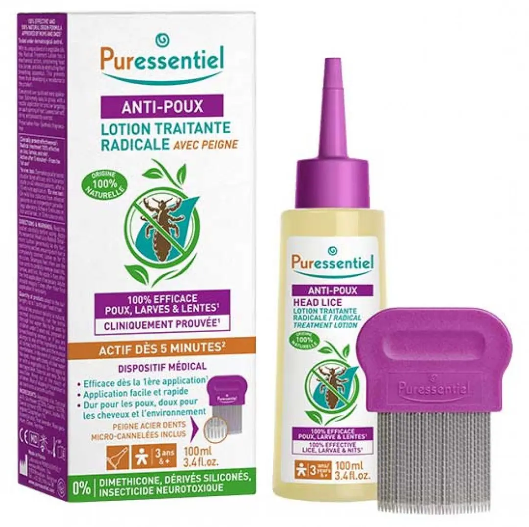 Puressentiel Anti-Luizen Lotion 100ml + Kam