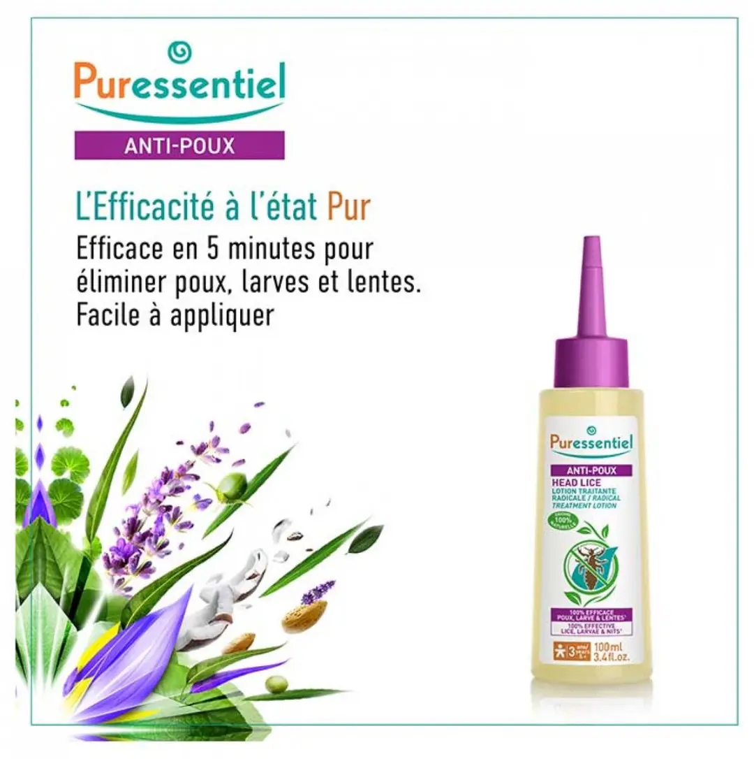 Puressentiel Anti-Luizen Lotion 100ml + Kam