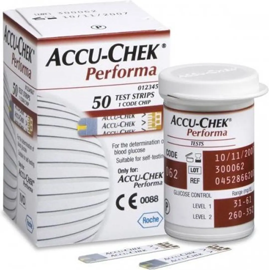 Roche Accu-Chek Performa Teststrips - 50 Stuks - afbeelding 2 van 6