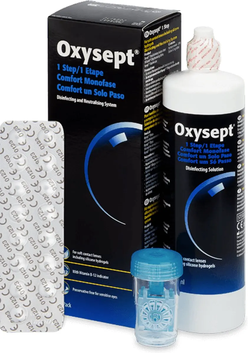 Abbott Oxysept 1 Step Lenzenvloeistof 300ml - 12 Stuks - afbeelding 4 van 4