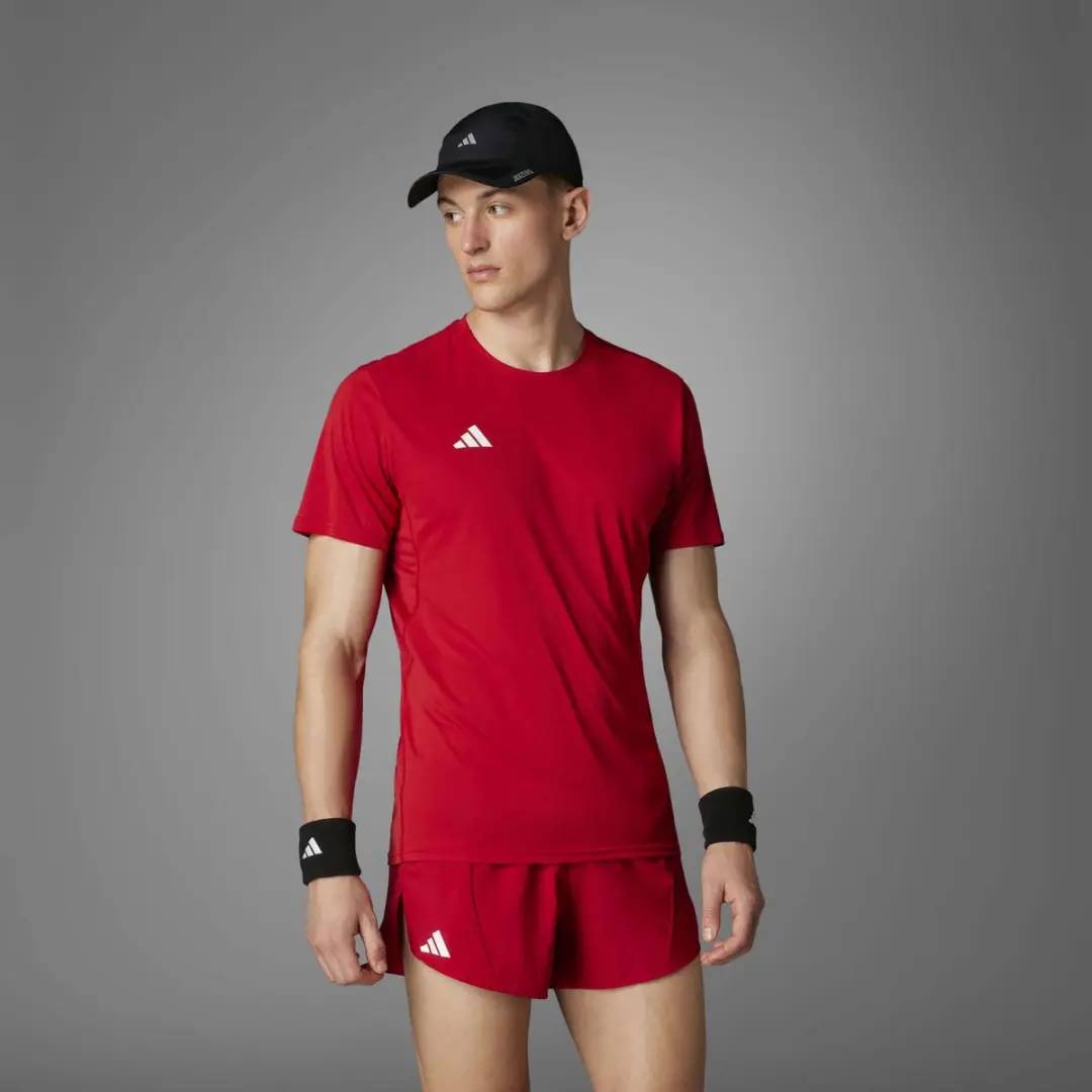 adidas Adizero E Tee - Sport T-shirt - XL - Rood