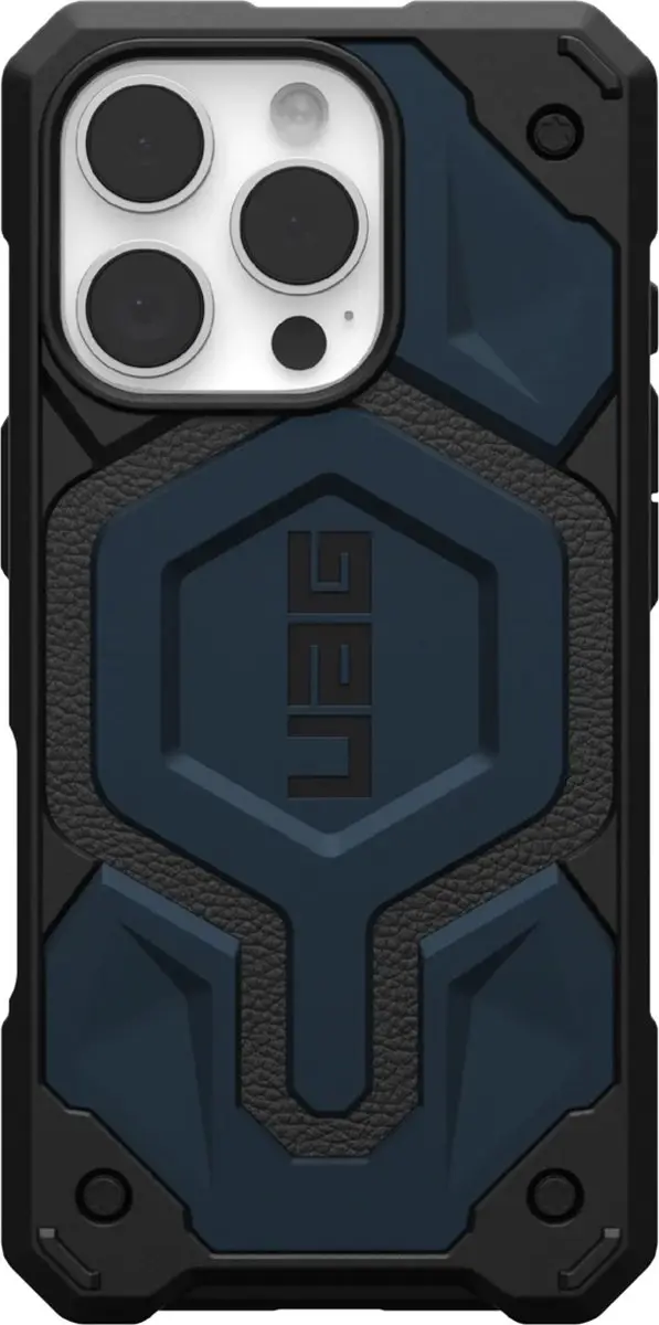 Urban Armor Gear Monarch Pro Mag Hoesje iPhone 16 Pro - Blauw - 114456115555 - afbeelding 4 van 6