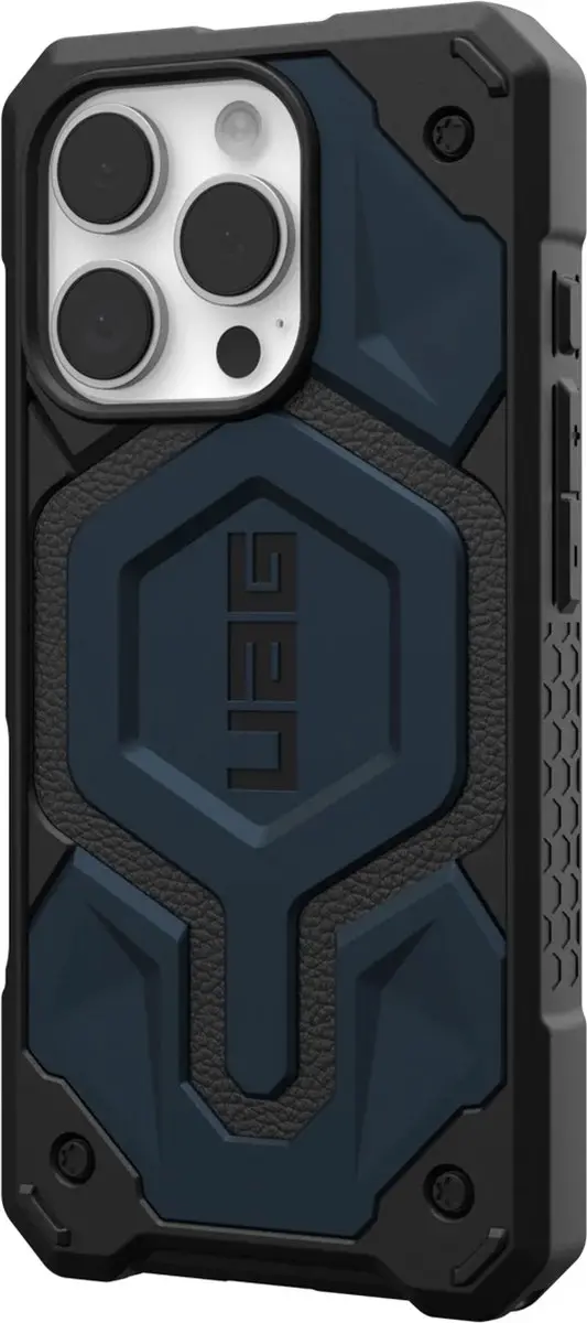 Urban Armor Gear Monarch Pro Mag Hoesje iPhone 16 Pro - Blauw - 114456115555 - afbeelding 2 van 6