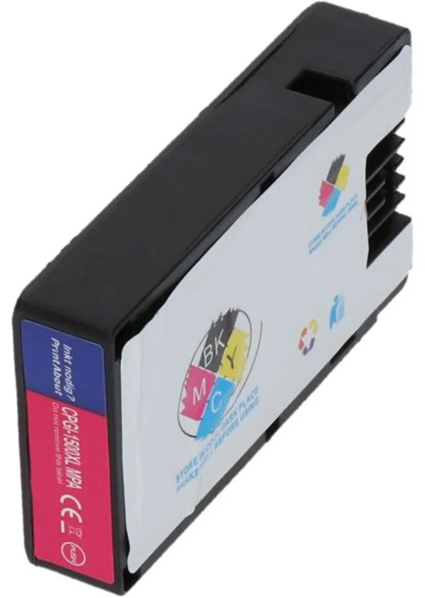 PrintAbout PGI-1500XL M Inktcartridge - Magenta - 1100 pagina's