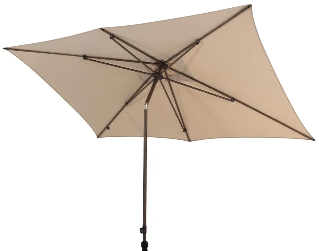 4 Seasons Azzurro Stokparasol 200x300cm - Beige - afbeelding 6 van 6