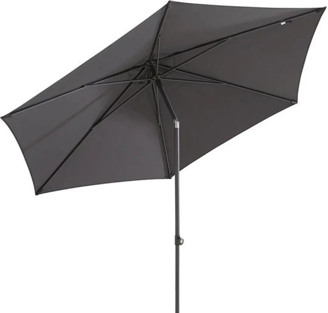4 Seasons Outdoor Oasis Parasol Ø250cm - Antraciet - afbeelding 5 van 6